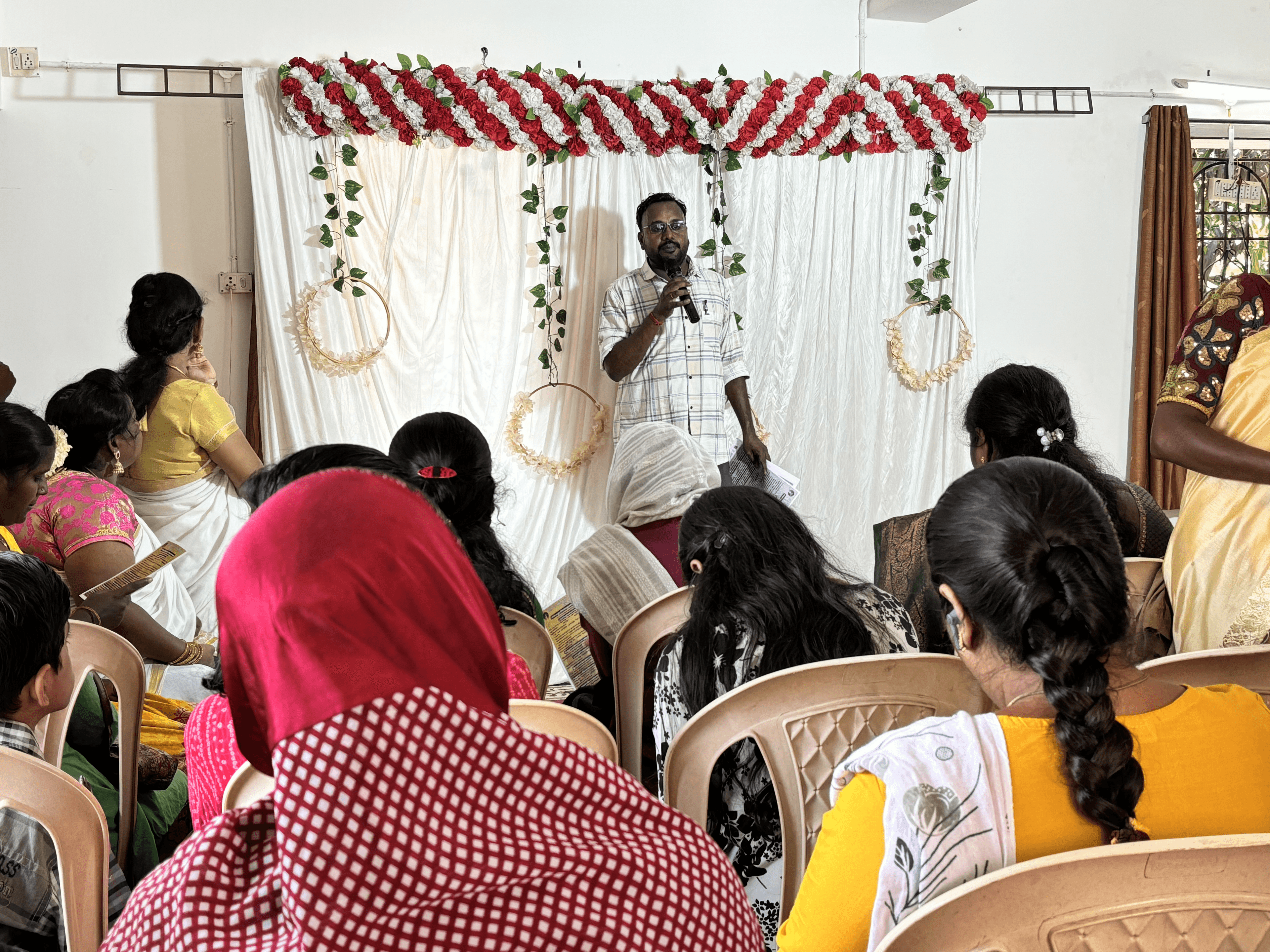 Cultural performances by community members